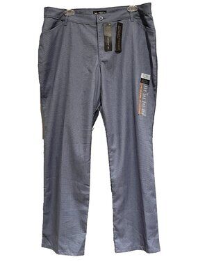 Lee All Day Pant Women's 14 Short Straight Mid Rise Relaxed Work Office Business